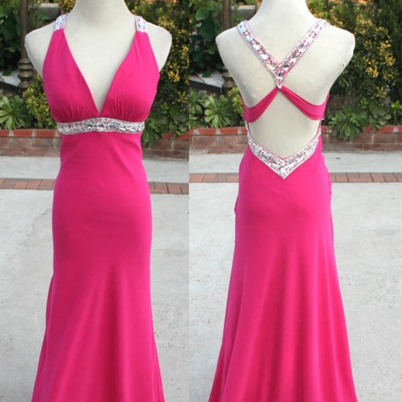 Faviana Dresses & Skirts - FAVIANA $318 Cranberry Pageant Evening Prom Gown